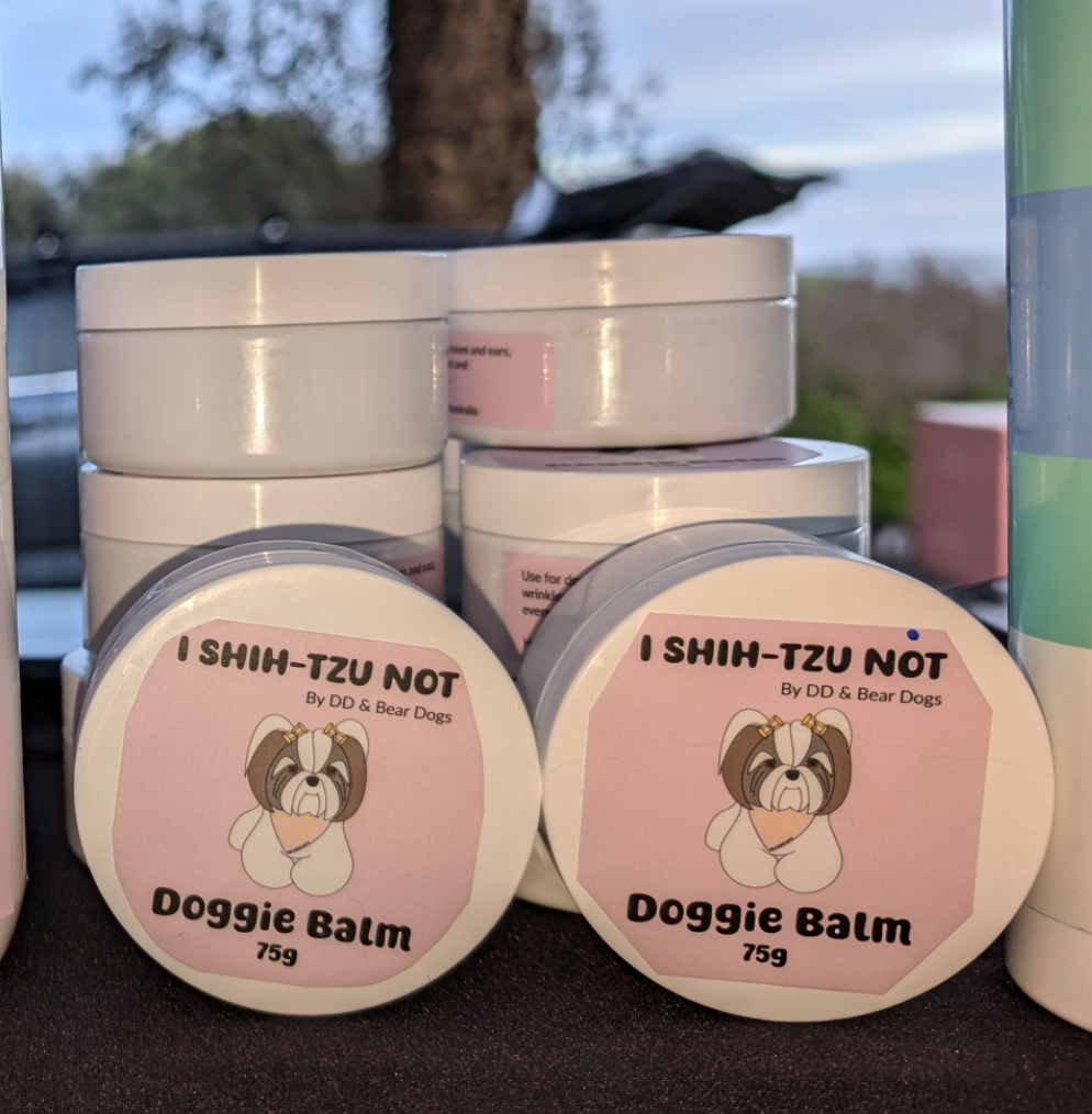 Doggie Balm for lumps, bumps, rolls, and cracks. Perfect for paws and noses 100g