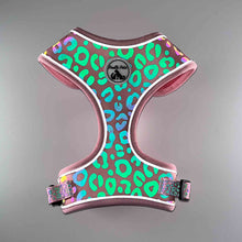 Load image into Gallery viewer, REFLECTIVE Adjustable Comfort Harness: LEOPARD PRINT PINK
