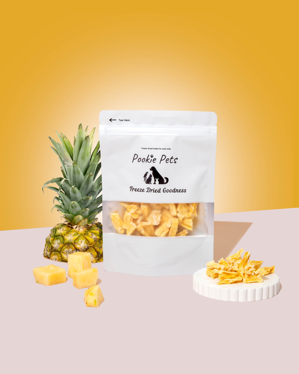 Freeze Dried Pineapple